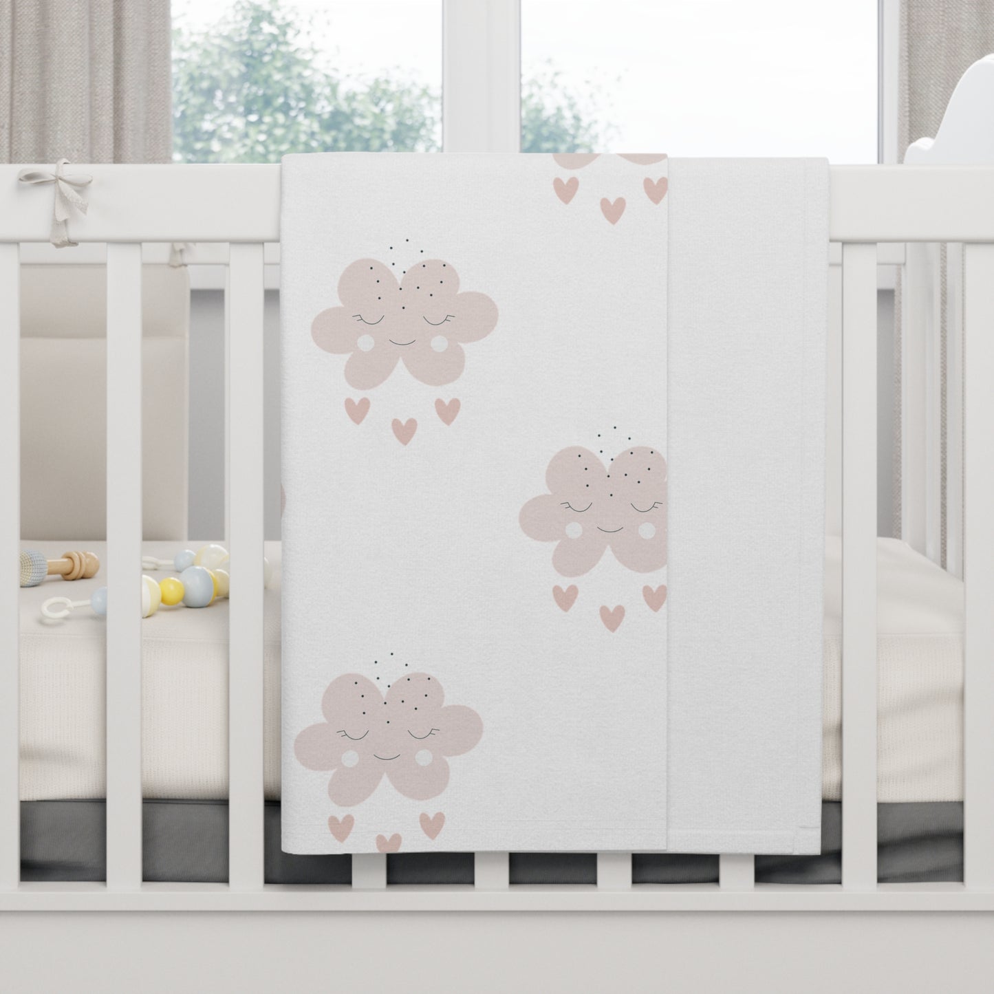 Baby Blanket - Pink Cloud Cuddle Blanket for Babies