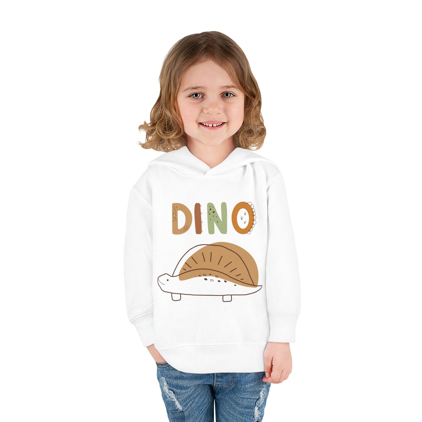 Toddler Hoodie - Cute Stegosaurus “DINO” Pullover for Little Explorers