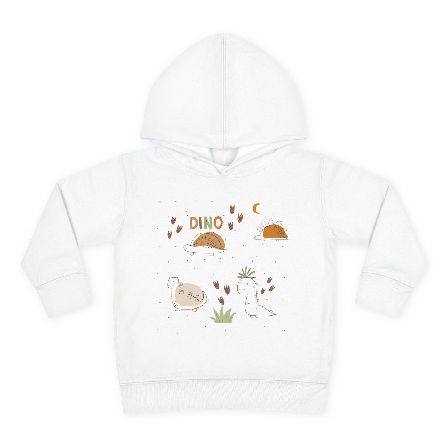 Playful Pastel Dino Friends Hoodie for Babies & Toddlers