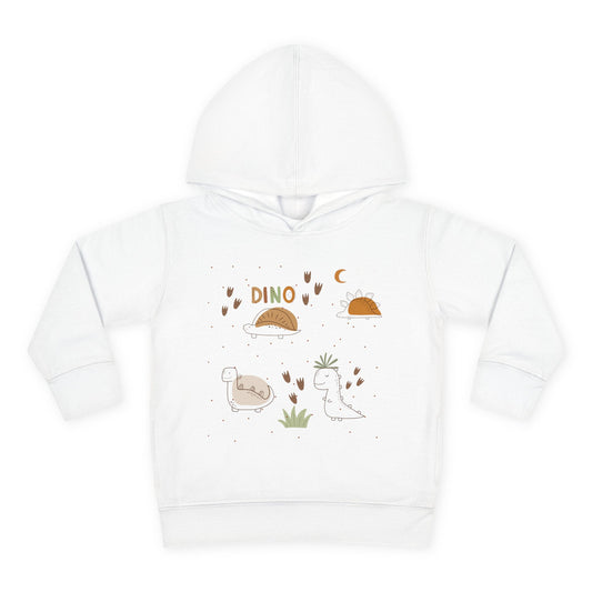 Playful Pastel Dino Friends Hoodie for Babies & Toddlers