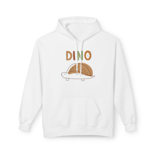 Adult Dino Turtle Hoodie - Cute Tortoise Dinosaur Graphic Unisex Adult Hoodie Pullover