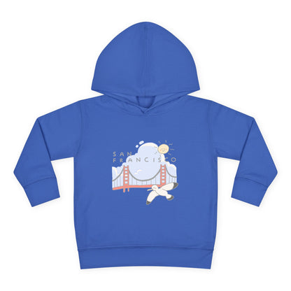 San Francisco Toddler Hoodie — Golden Gate Bridge & Seagull Pullover