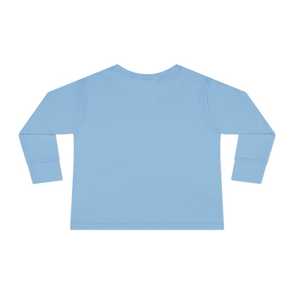 Toddler Long Sleeve Tee - Gentle Dino Buddy Minimalist Kids Shirt