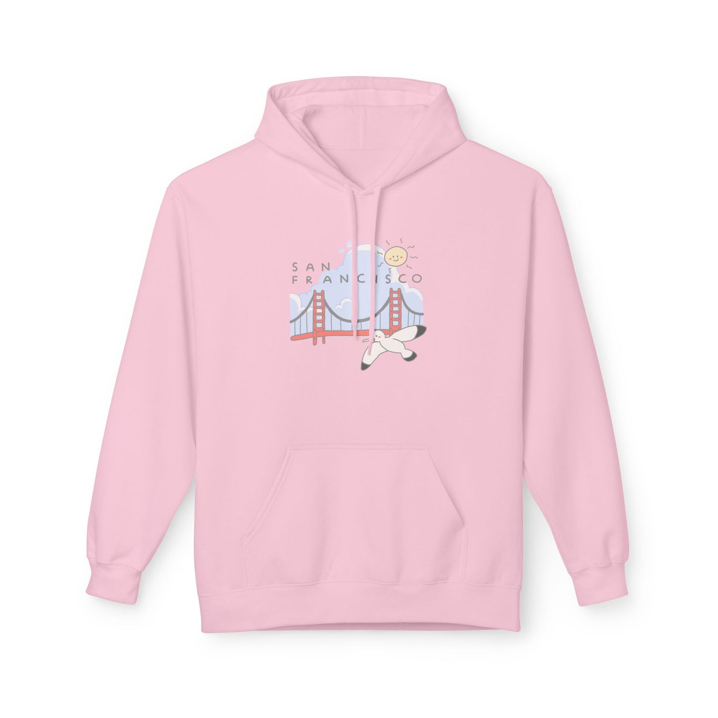 San Francisco Golden Gate Airplane Hoodie — Retro Travel Graphic Hoodie