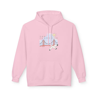 San Francisco Golden Gate Airplane Hoodie — Retro Travel Graphic Hoodie