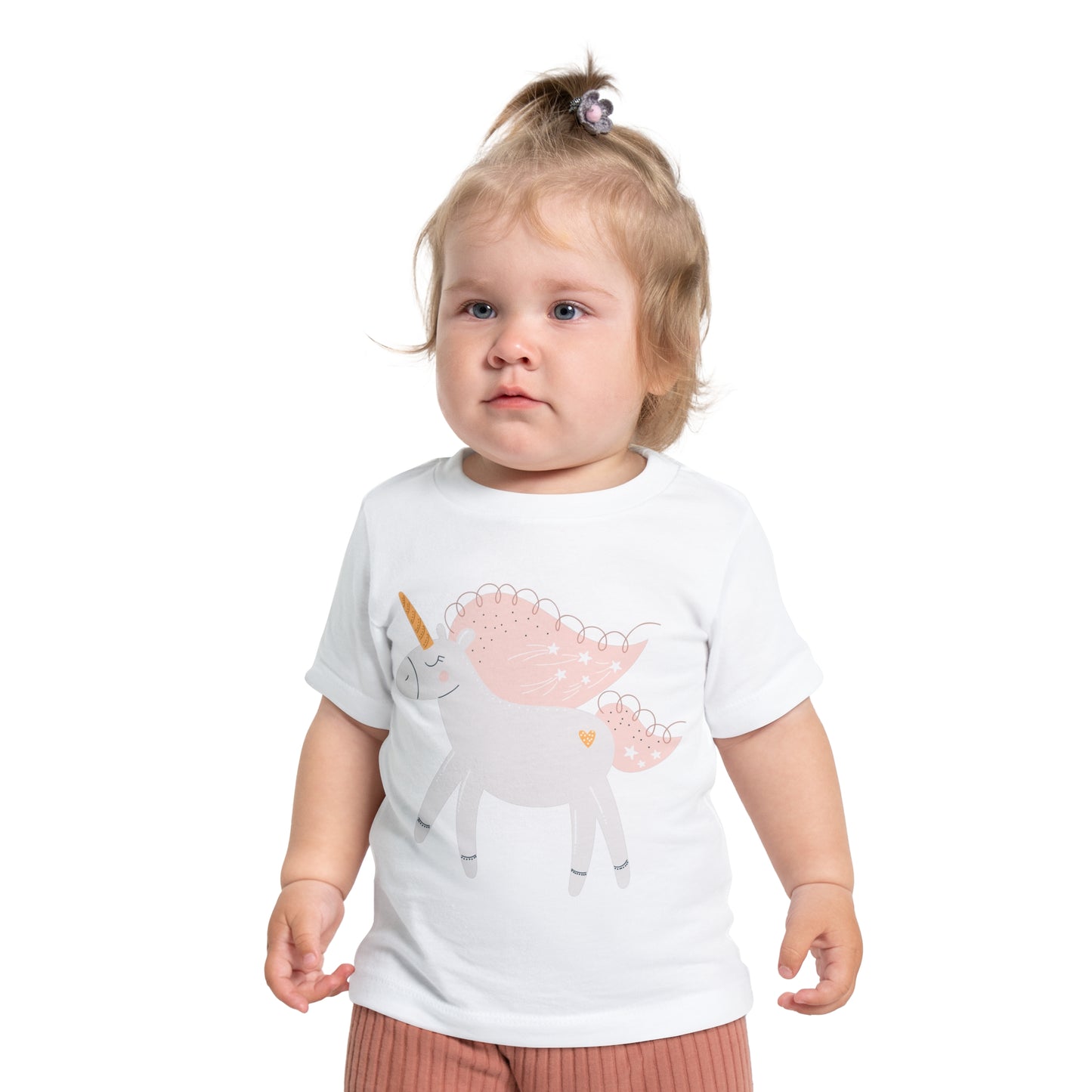 Unicorn Baby T-Shirt - Gentle Pastel Unicorn Sketch Tee