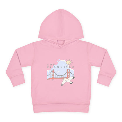 San Francisco Toddler Hoodie — Golden Gate Bridge & Seagull Pullover