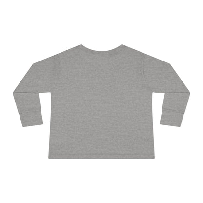 Toddler Long Sleeve Tee - Gentle Dino Buddy Minimalist Kids Shirt