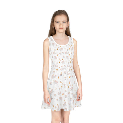 Girls' Unicorn Treats and Twirls Sundress - Lightweight AOP Dress