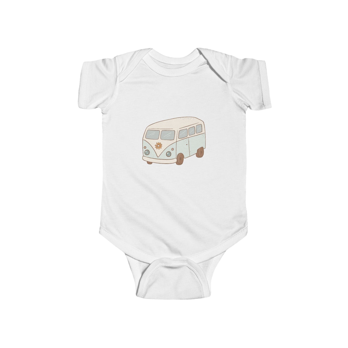 Vintage Camper Baby Bodysuit - Retro Van Infant Onesie