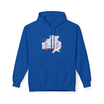 San Francisco Golden Gate Airplane Hoodie — Retro Travel Graphic Hoodie