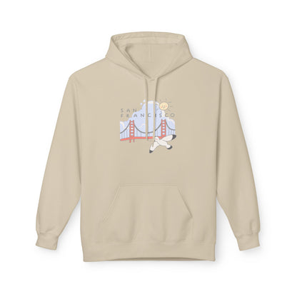 San Francisco Golden Gate Airplane Hoodie — Retro Travel Graphic Hoodie