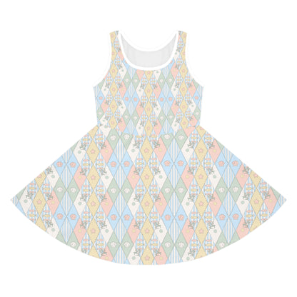Australian Diamond Print Sundress Easy Breezy Wear