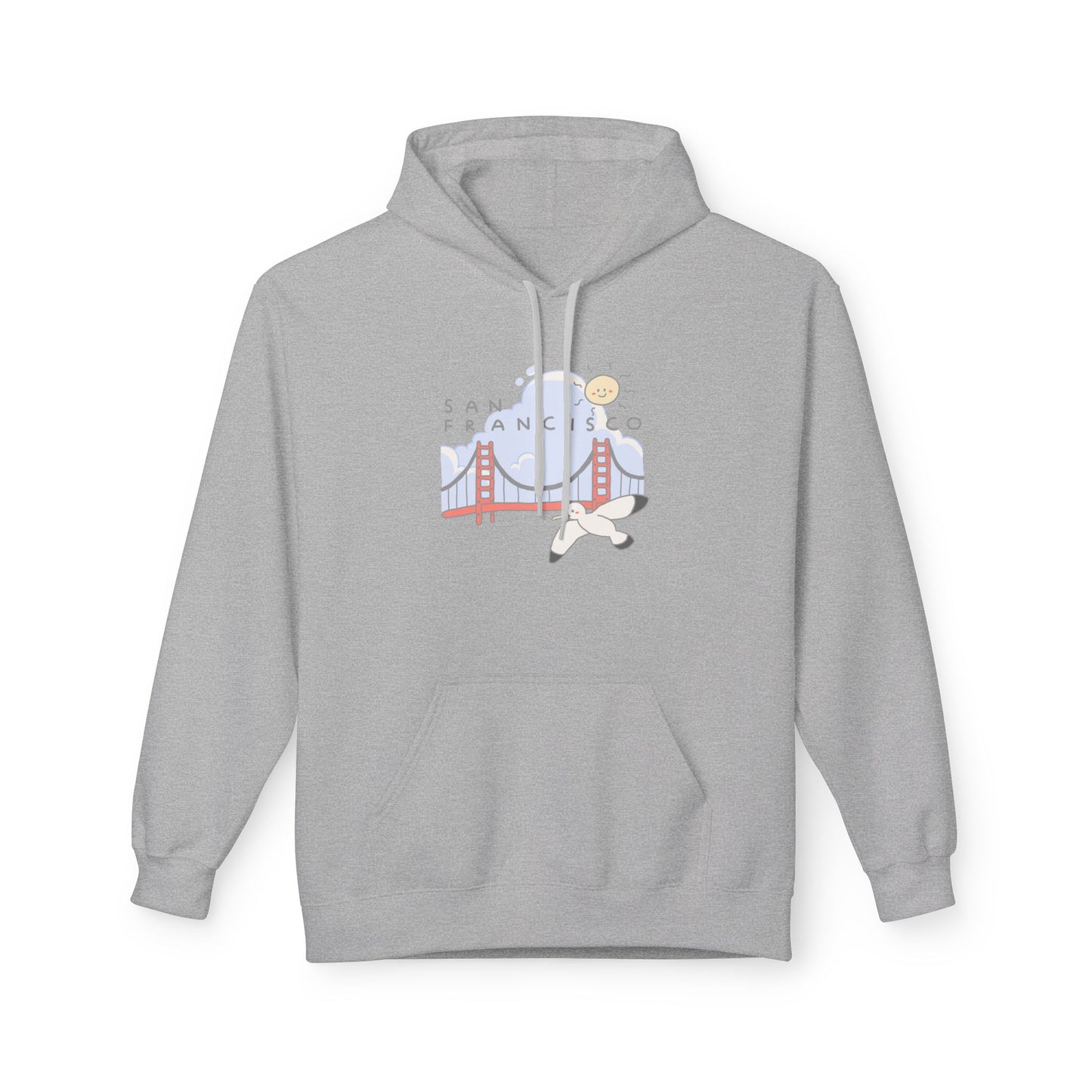 San Francisco Golden Gate Airplane Hoodie — Retro Travel Graphic Hoodie