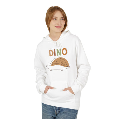 Adult Dino Turtle Hoodie - Cute Tortoise Dinosaur Graphic Unisex Adult Hoodie Pullover