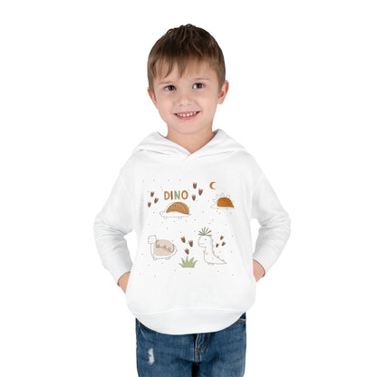 Playful Pastel Dino Friends Hoodie for Babies & Toddlers