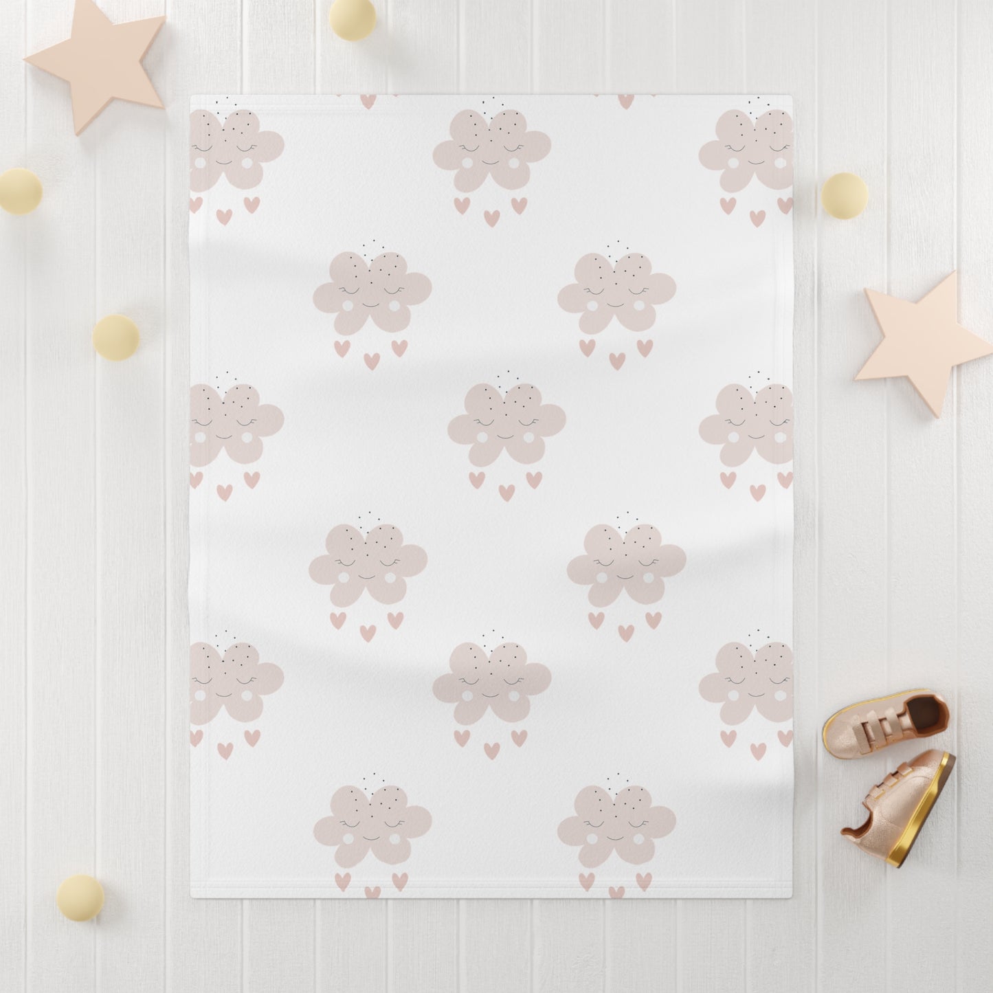 Baby Blanket - Pink Cloud Cuddle Blanket for Babies