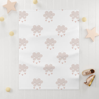 Baby Blanket - Pink Cloud Cuddle Blanket for Babies