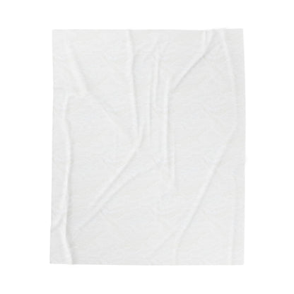 Pastel Shell Checkerboard Velveteen Plush Blanket | Soft Shell Pattern